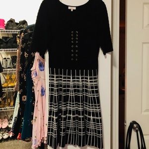 Black and White Sweater Dress by Candies